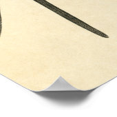 Antiek afdrukken van een slik poster (Hoek)