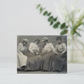 Antiek-Afrikaans-Amerikaanse foto van vrouwen Briefkaart (Staand voorkant)