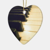 Antiek afspeeltoetsen keramisch ornament (Links)