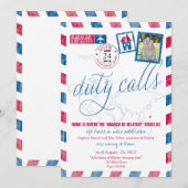 Antiek Airmail Military Guam aangekondigd Kaart (Voorkant / Achterkant)