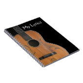 Antiek akoestische gitaar Notitieboek (Rechterzijde)