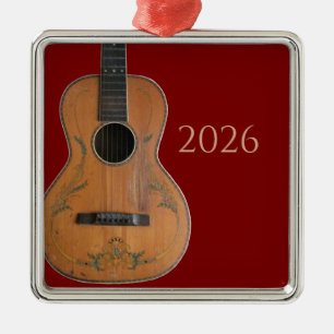 Antiek Akoestische Gitaar Ornament