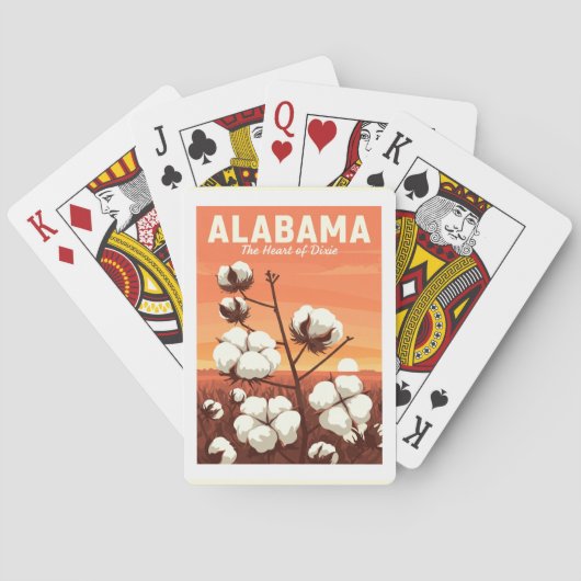Antiek Alabama Pokerkaarten (Achterkant)