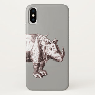 Antiek Albrecht Durer Engraving of Rhinoceros Case-Mate iPhone Case