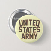Antiek Amerika Ronde Button 5,7 Cm (Voorkant /achterkant)