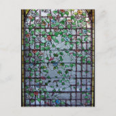 ANTIEK AMERIKAANS GLAS IN LOOD - GEHEUGENLIJN BRIEFKAART (Voorkant)