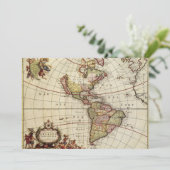 Antiek Amerikaanse kaart van Johannes De Ram (Staand voorkant)