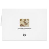 Antiek Amerikaanse kaart van Johannes De Ram (Achterkant Horizontaal)