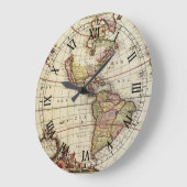 Antiek Amerikaanse kaart van Johannes De Ram Grote Klok (Hoek)