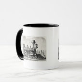 Antiek-Amerikaanse locomotiefstoommotor Mok (Voorkant links)