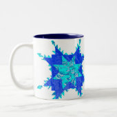 Antiek Amerikaanse quilts Tweekleurige Koffiemok (Links)