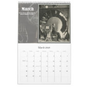 Antiek Amerikaanse uitvinding Kalender (Mar 2026)