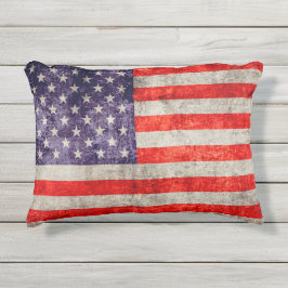 Antiek Amerikaanse vlag Buitenkussen