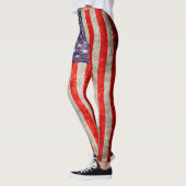 Antiek Amerikaanse vlag Leggings (Links)