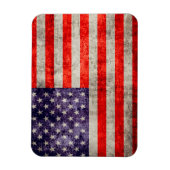 Antiek Amerikaanse vlag Magneet (Verticaal)