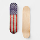 Antiek Amerikaanse vlag Skateboard (Voorkant)