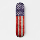 Antiek Amerikaanse vlag Skateboard (Voorkant)