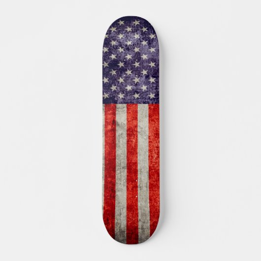 Antiek Amerikaanse vlag Skateboard (Voorkant)