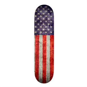 Antiek Amerikaanse vlag Skateboard