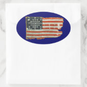  Antiek Amerikaanse vlag Stickers (Tas)
