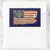  Antiek Amerikaanse vlag Stickers (Tas)