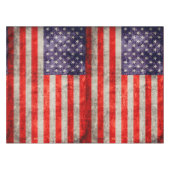 Antiek Amerikaanse vlag Tafelkleed (Voorkant (Horizontaal))