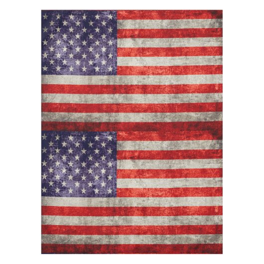 Antiek Amerikaanse vlag Tafelkleed (Voorkant)