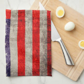 Antiek Amerikaanse vlag Theedoek (Quarter Fold)