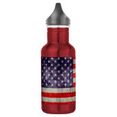 Antiek Amerikaanse vlag Waterfles (Links)