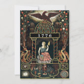 Antiek Amerikaanse vuurwerkindustrie 4 juli Kaart (Voorkant)