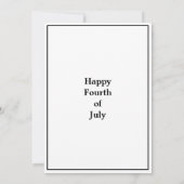 Antiek Amerikaanse vuurwerkindustrie 4 juli Kaart (Achterkant)