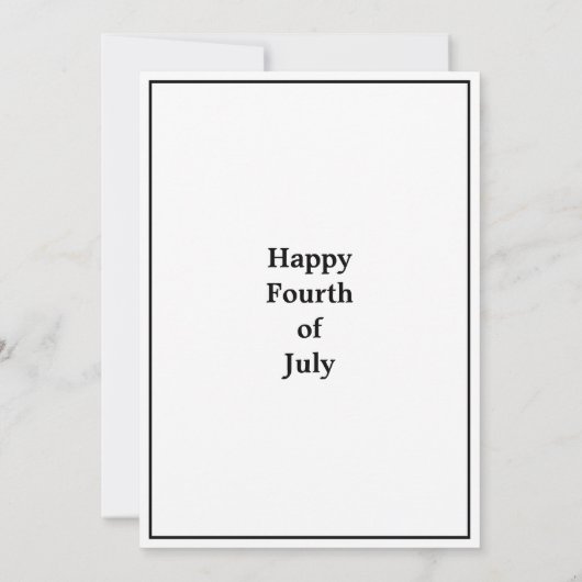 Antiek Amerikaanse vuurwerkindustrie 4 juli Kaart (Achterkant)