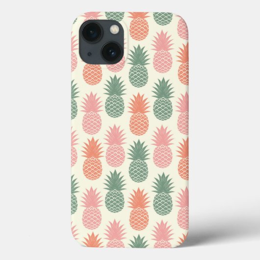 Antiek Ananaspatroon 2 Case-Mate iPhone Case (Achterkant)
