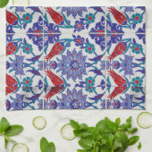 Antiek Andalusische Historische Spanje Tulp Rozen Theedoek (Gevouwen)