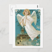 Antiek Angel Briefkaart (Voorkant / Achterkant)