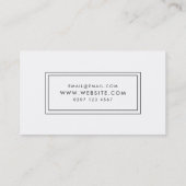 Antiek Angel Cherub maakt artiest Visitekaartje (Achterkant)