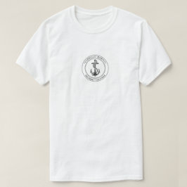 Antiek Anker Marina Bootnaam Locatie Captain T-shirt