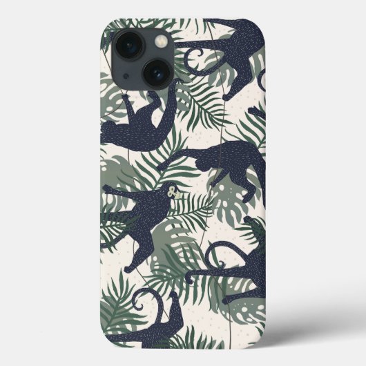 Antiek Apenpatroon Case-Mate iPhone Case (Achterkant)