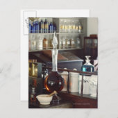 Antiek apotheekflesjes briefkaart (Voorkant / Achterkant)