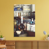 Antiek apotheekflesjes canvas afdruk (Insitu (Woonkamer))