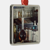 Antiek apotheekflesjes metalen ornament (Rechts)