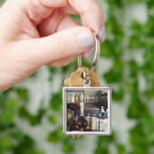 Antiek apotheekflesjes sleutelhanger (Hand)