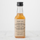 Antiek apothekersstijl labels likeurfles etiket (Voorkant)