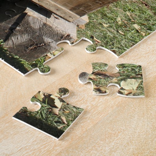 Antiek Apple Cider Press Legpuzzel (Zijkant)