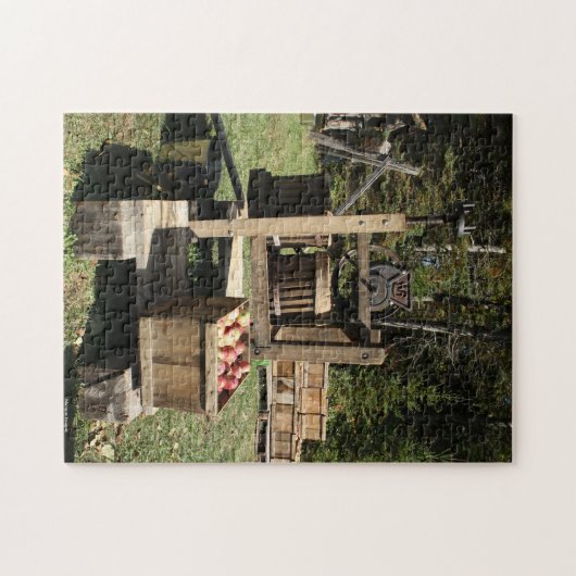 Antiek Apple Cider Press Legpuzzel (Horizontaal)