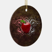 Antiek Apple Keramisch Ornament (Rechts)