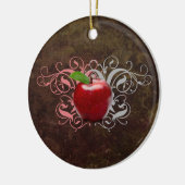 Antiek Apple Keramisch Ornament (Links)