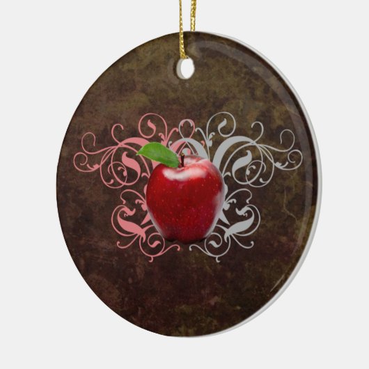 Antiek Apple Keramisch Ornament (Links)