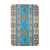Antiek  Aqua Blue Bleek Gold Kilim Turks Badmat (Voorkant Verticaal)