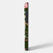 Antiek aquarel tulpen bloempatroon  iPhone hoesje (Linkerkant)